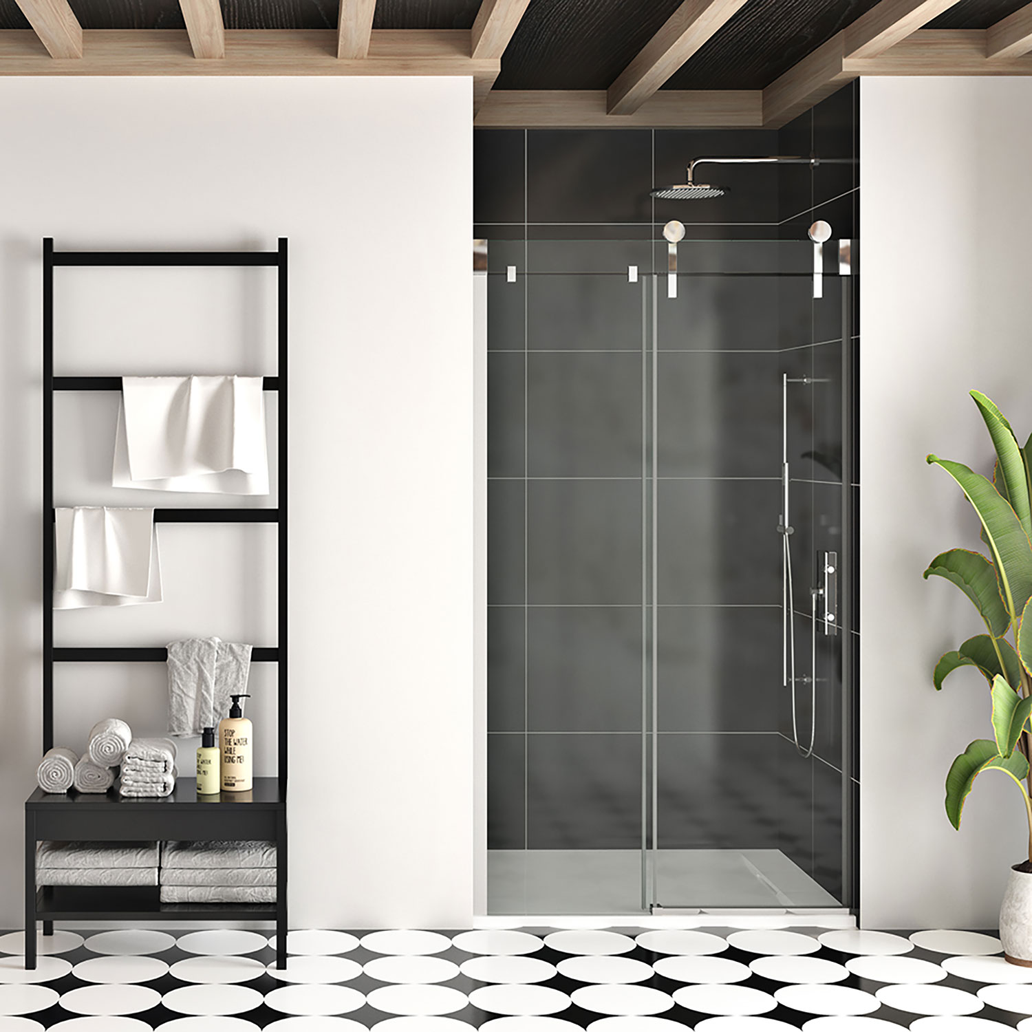 Shower door 48